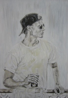 Self portrait with caps