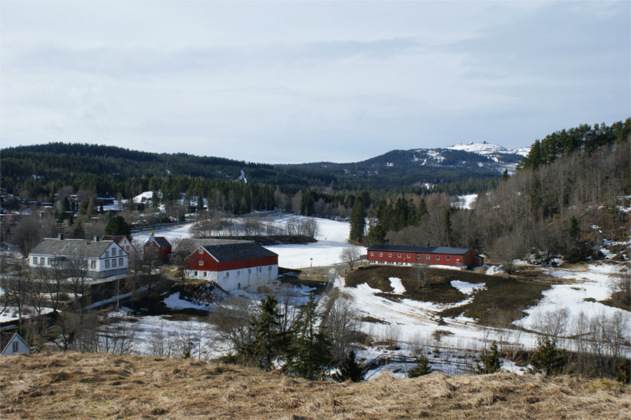 From Sverresborg towards the vest