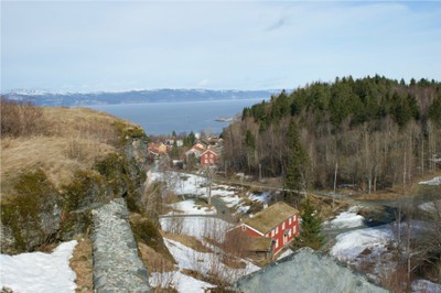 View from Sverresborg towards north